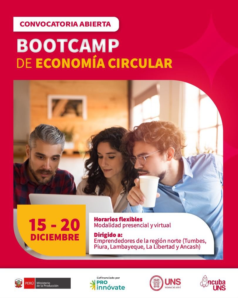 ????Convocatoria Abierta al Bootcamp de Economia Circular????